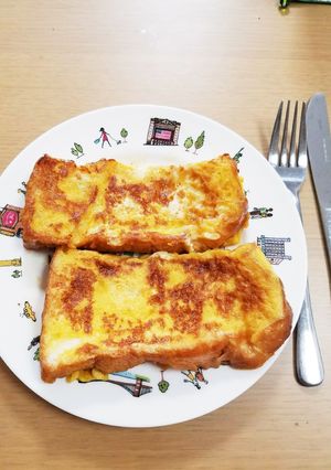 超簡単☆牛乳なしで作るフレンチトースト-レシピのメイン写真
