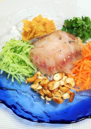 【釣食】中華風イサキの刺身サラダ-レシピのメイン写真