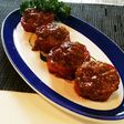 赤ピーマンの肉詰め