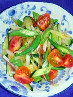 オクラと香味野菜のポン酢和え-レシピのメイン写真