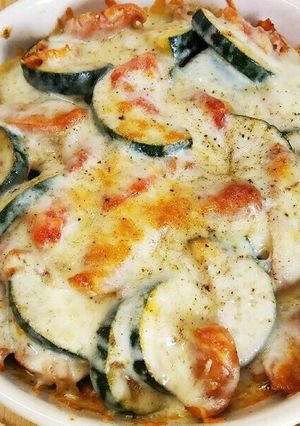 ズッキーニとトマトのチーズ焼き-レシピのメイン写真
