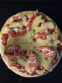 ☆簡単ランチ☆手作りトマトソースDEピザ-レシピのメイン写真