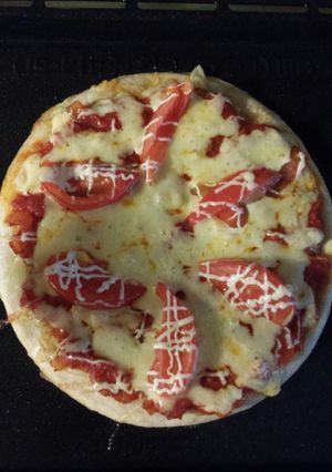 ☆簡単ランチ☆手作りトマトソースDEピザ-レシピのメイン写真