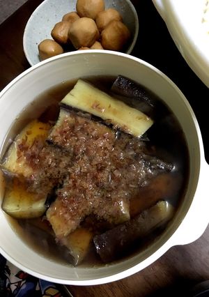 最高にうまい揚ナスの煮びたし-レシピのメイン写真