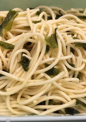 わかめスパゲティ-レシピのメイン写真