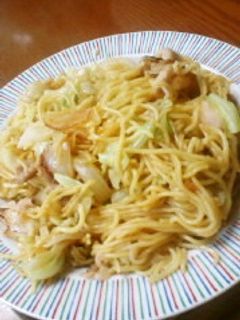 焼きそば・李錦記牡蠣油とちゃんぽんスープ-レシピのメイン写真