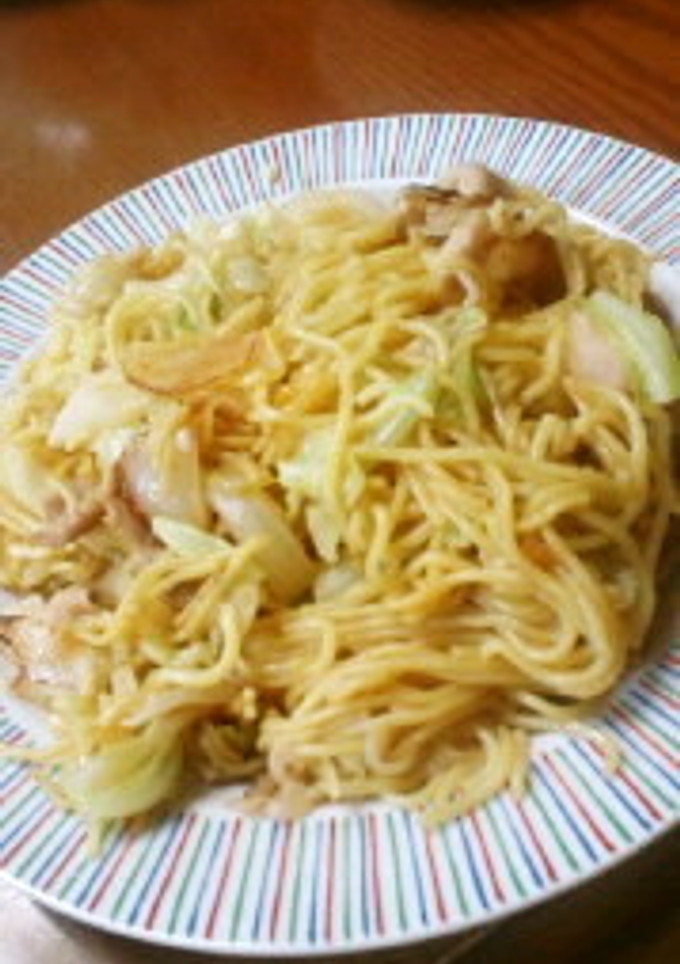 焼きそば・李錦記牡蠣油とちゃんぽんスープ-レシピのメイン写真