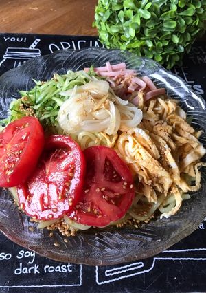 酢玉ねぎでさっぱり冷やし中華♡-レシピのメイン写真