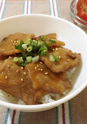 ピカピカ＊マヨぶた丼-レシピのメイン写真