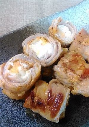 豆腐とキムチの豚肉巻き♪-レシピのメイン写真