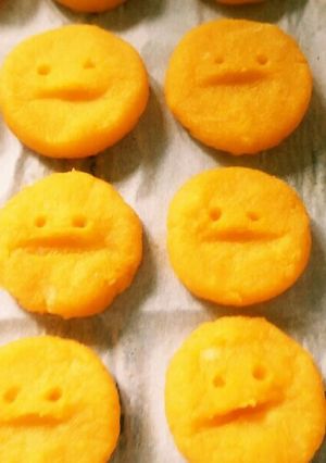 かぼちゃと豆腐のスマイルソフトクッキー☺-レシピのメイン写真