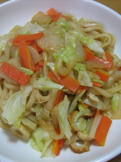野菜たっぷり味噌焼きうどん-レシピのメイン写真