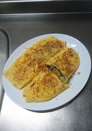 大葉入りで『豚平焼き♪』-レシピのメイン写真
