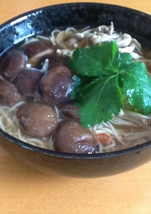 たっぷりきのこの煮込みそうめん【ピリ辛】-レシピのメイン写真