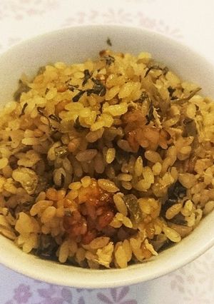 ゴマ高菜とツナの炊き込みご飯-レシピのメイン写真