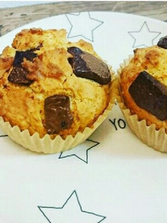HM☆目分量で簡単チョコチップマフィン-レシピのメイン写真
