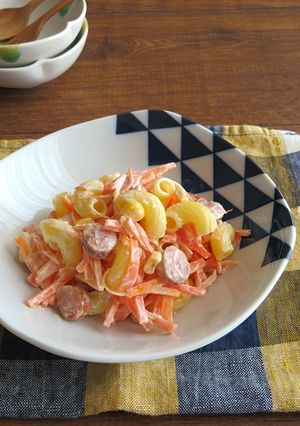 簡単副菜♪具沢山マカロニサラダ-レシピのメイン写真