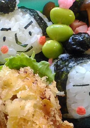 キャラ弁♡お相撲さん弁当♪-レシピのメイン写真