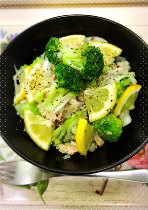 健康飯★鯖缶と押し麦のレモンサラダ-レシピのメイン写真