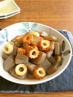 節約&簡単和総菜☆竹輪とこんにゃく煮☆-レシピのメイン写真