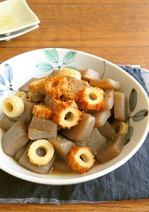 節約＆簡単和総菜☆竹輪とこんにゃく煮☆-レシピのメイン写真