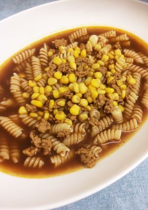 簡単 我が家のマカロニカレースープ-レシピのメイン写真