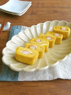 簡単アレンジ卵焼き☆カニカマだし巻き-レシピのメイン写真