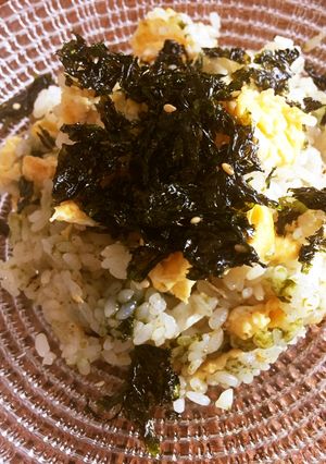 岩のりと卵のチャーハン-レシピのメイン写真