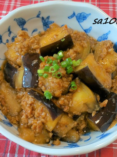 ピリ辛!ジューシー!麻婆ナス!-レシピのメイン写真