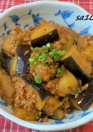 ピリ辛！ジューシー！麻婆ナス！-レシピのメイン写真