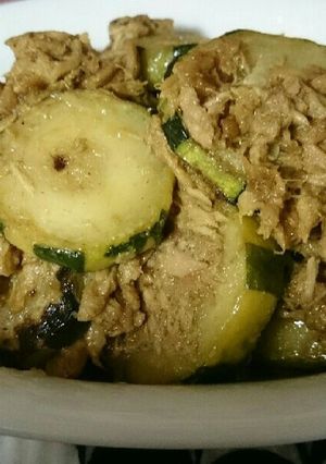 ズッキーニとツナのカレーマヨ炒め-レシピのメイン写真