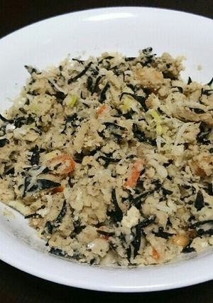 ひじき煮リメイク！こぶおろし香る卯の花-レシピのメイン写真