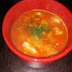 รูปของ ポークビーンズ 給食 野菜スープ 簡単