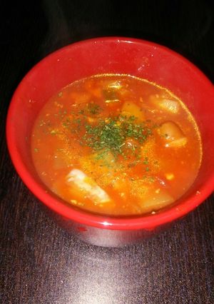 ポークビーンズ 給食 野菜スープ 簡単-レシピのメイン写真
