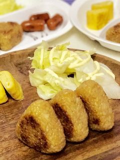 簡単!フライパンで焼きおにぎり-レシピのメイン写真