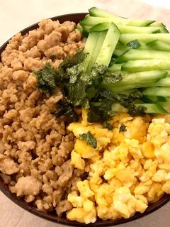 三色丼-レシピのメイン写真