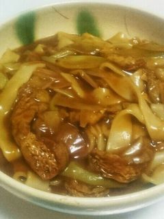 和風カレーきしめん-レシピのメイン写真