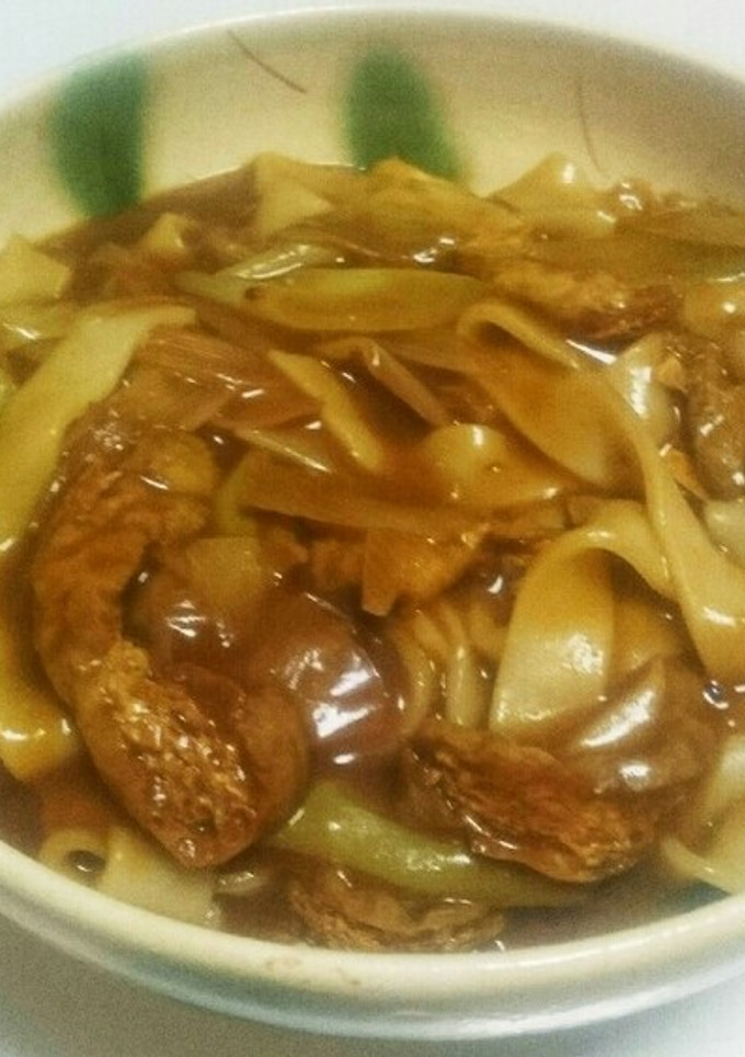 和風カレーきしめん-レシピのメイン写真
