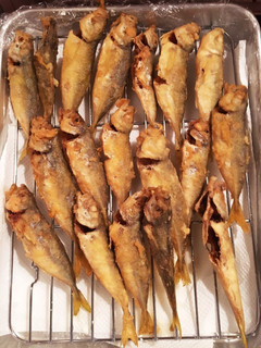 釣ったアジコ(アジの子)で①唐揚げ-レシピのメイン写真