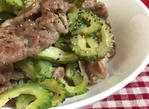 豚肉とゴーヤの塩だれレモン炒め-レシピのメイン写真