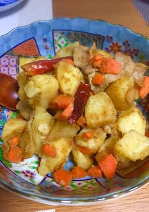 豚バラとじゃがいものカレー炒め-レシピのメイン写真