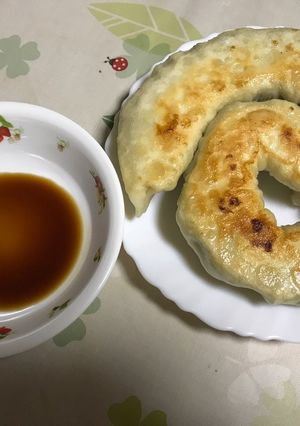 皮も手作り、簡単ジャンボ餃子-レシピのメイン写真