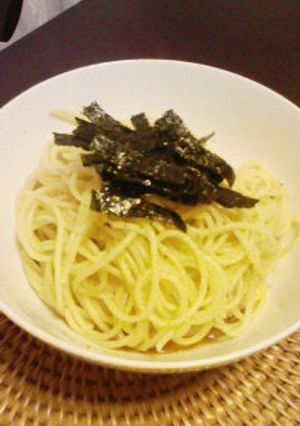 なめたけのかき玉パスタ-レシピのメイン写真