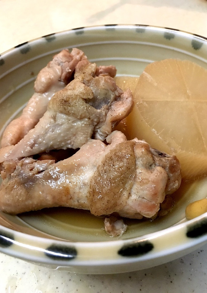 手羽元と大根の煮物 下茹で不要 簡単-レシピのメイン写真