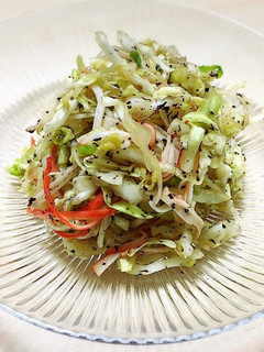 簡単おかず:しそぽんキャベツ-レシピのメイン写真