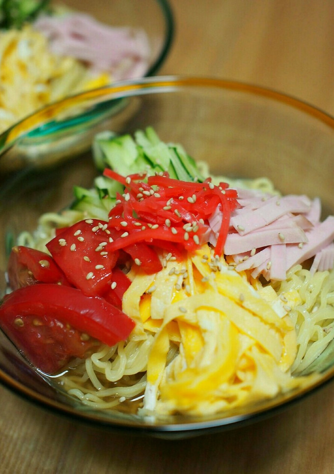 普通の冷やし中華-レシピのメイン写真