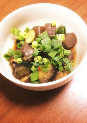 蒟蒻とナスの煮物-レシピのメイン写真