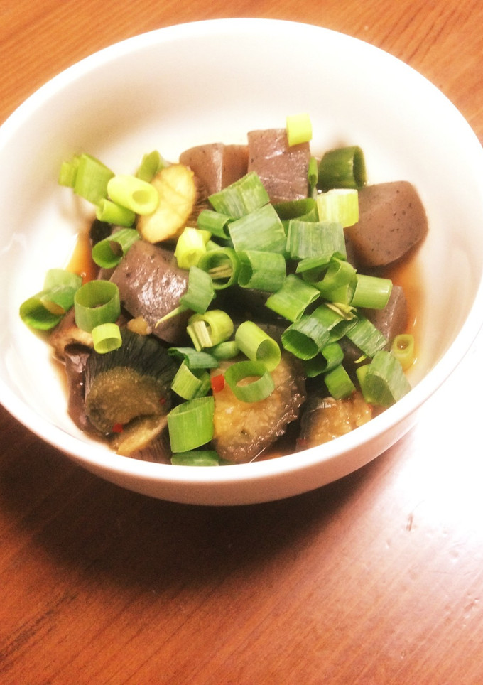 蒟蒻とナスの煮物-レシピのメイン写真