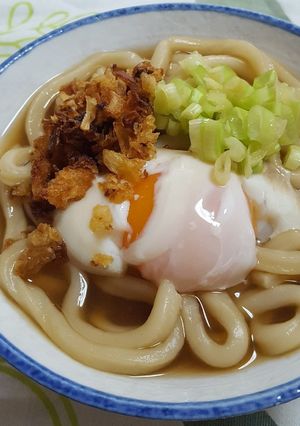 暖か〜い✿ぶっかけうどん-レシピのメイン写真