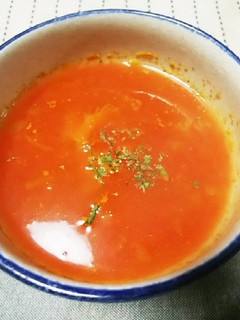 冷凍トマトの丸ごとスープ♬(*^o^*)-レシピのメイン写真
